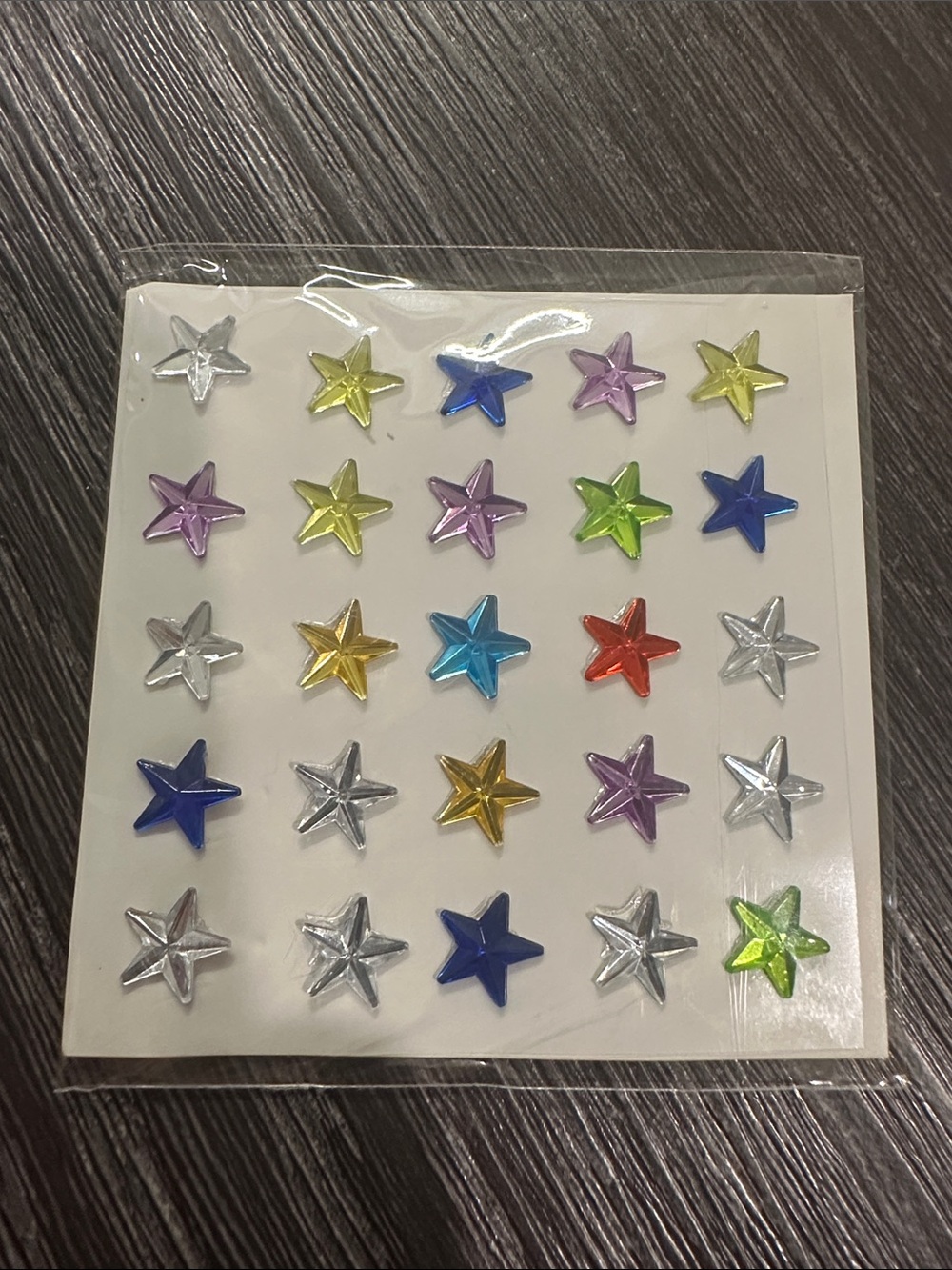 Assorted Multicolor Body/Nail Art Jewel Stickers - Decorative Gems Pack - Picture 12 of 14
